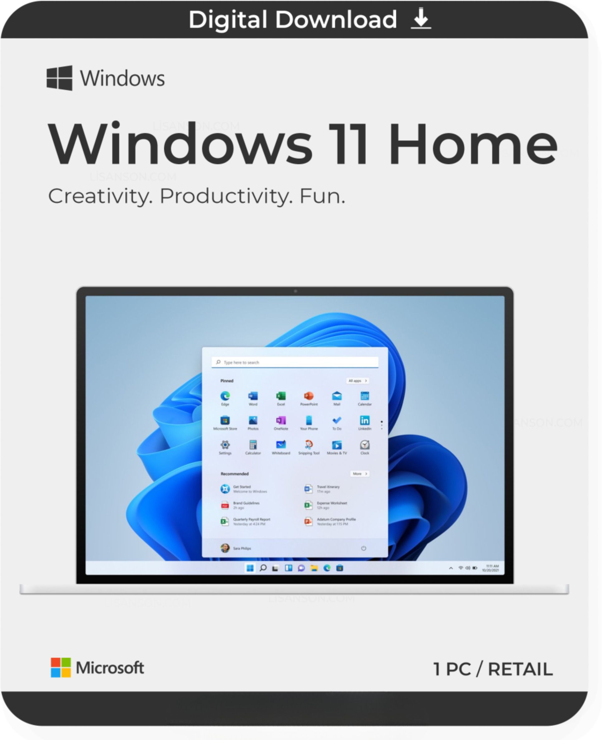 MICROSOFT Windows 11 Home (1 User, Lifetime Validity) 64/32 BIT - Retail License Key-image-41