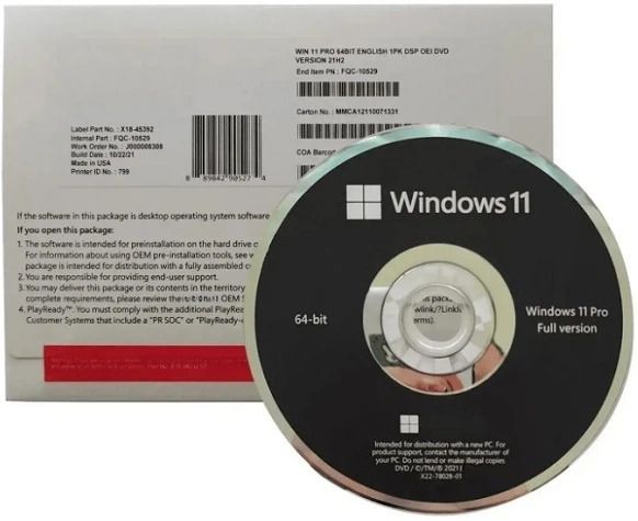 MICROSOFT Windows 11 Professional 64 Bit DVD Pack ( 1 PC ) Lifetime Validity Transferable-image-17