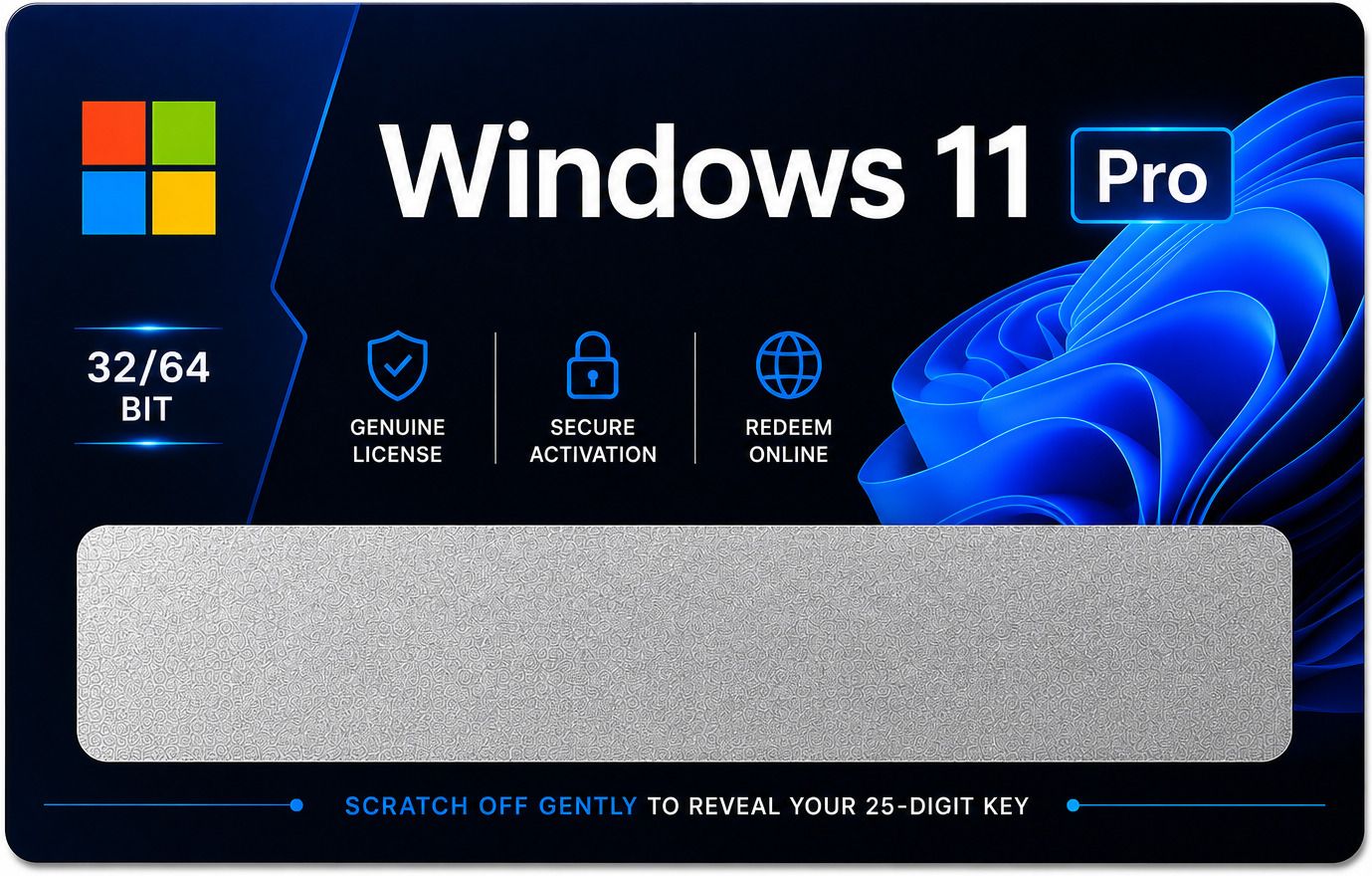 Gamework Win11Pro-KEYCARD64 Professional License Key Card Edition x32 x64 Operating System License-picture-17
