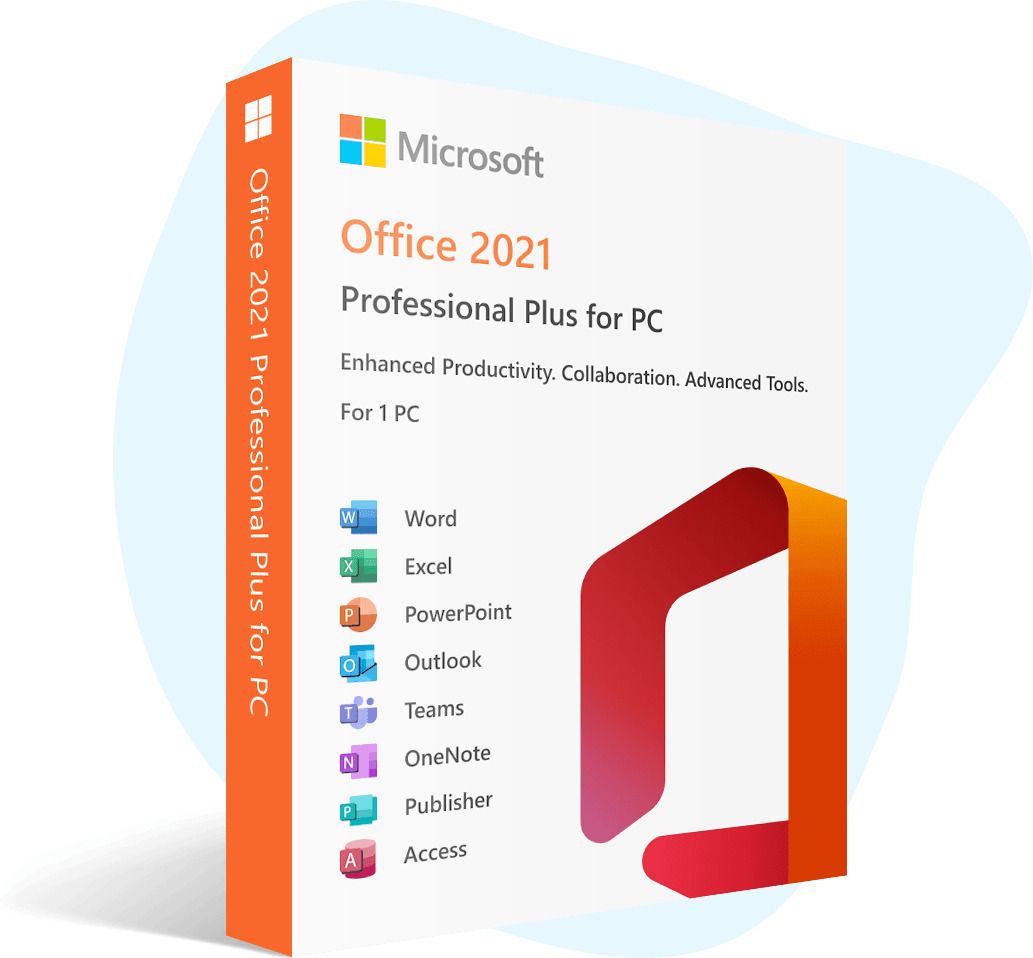 MICROSOFT Office 2021 Pro Plus Lifetime Valid License Key 32/64 bit (1 Pc, 1 User)-image-2