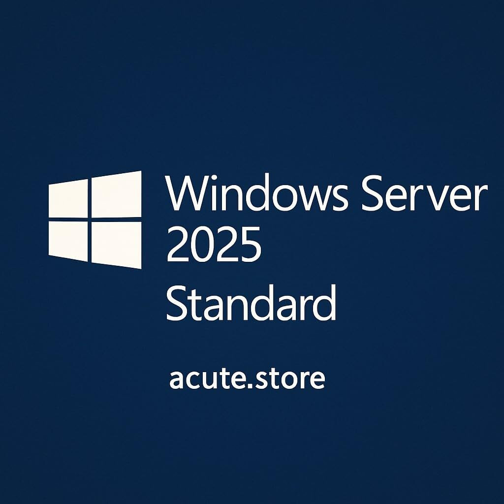 ACUTE.STORE Win Server 2025 Standard Edition 2025 Standard Edition – Lifetime Retail License Key with Updates 64-Bit image 1