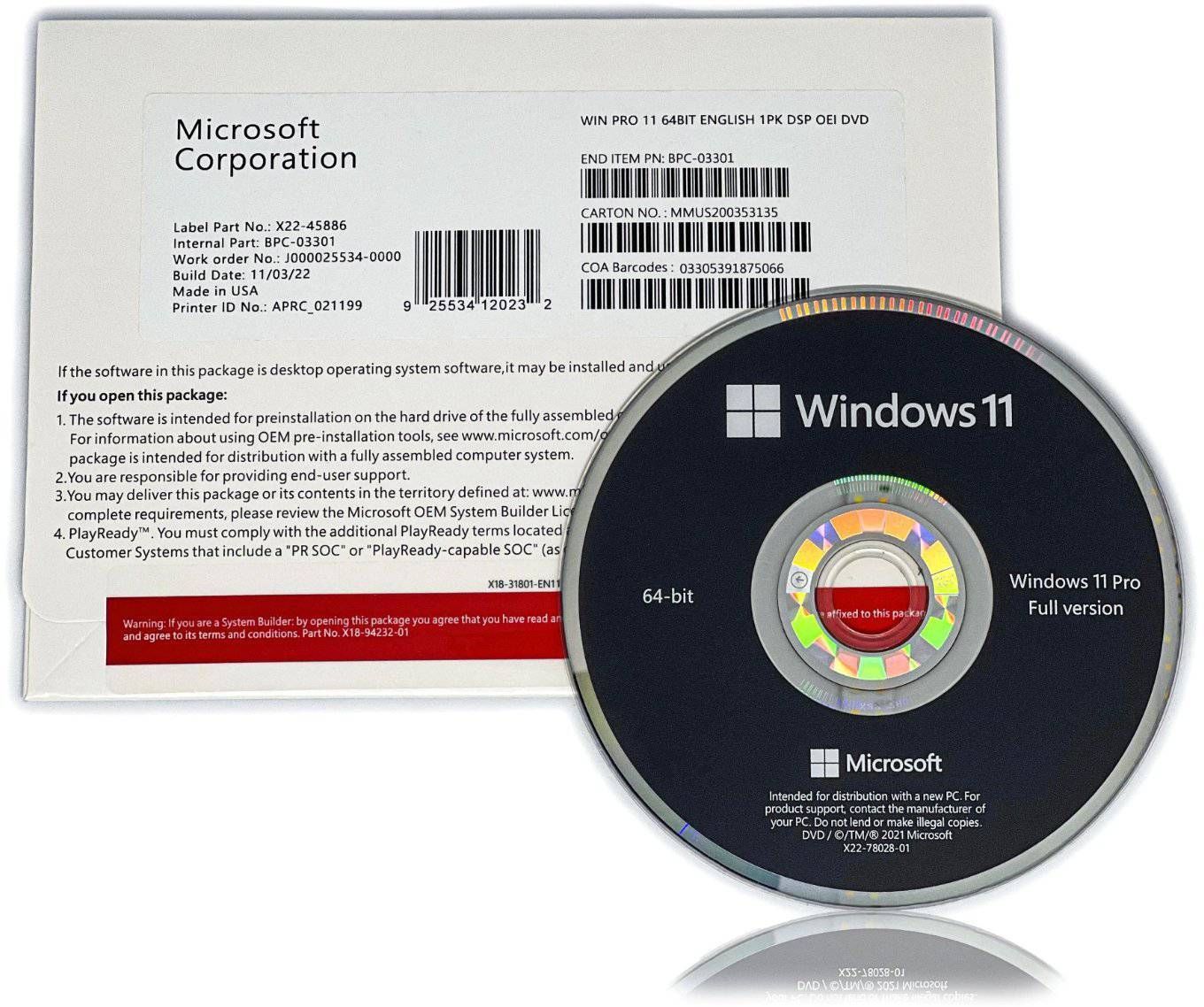SoftwareXDA Windows 11 Pro Retail License Key with CD Lifetime Validity 64-bit-image-13