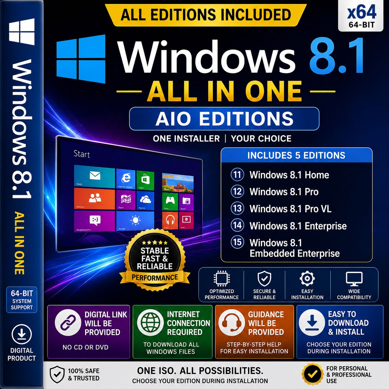 Gurpreet Nutrition Windows 8.1 AIO All Editions | Bootable ISO | Lifetime Use Enterprise 32-Bit, 64-bit-image-31