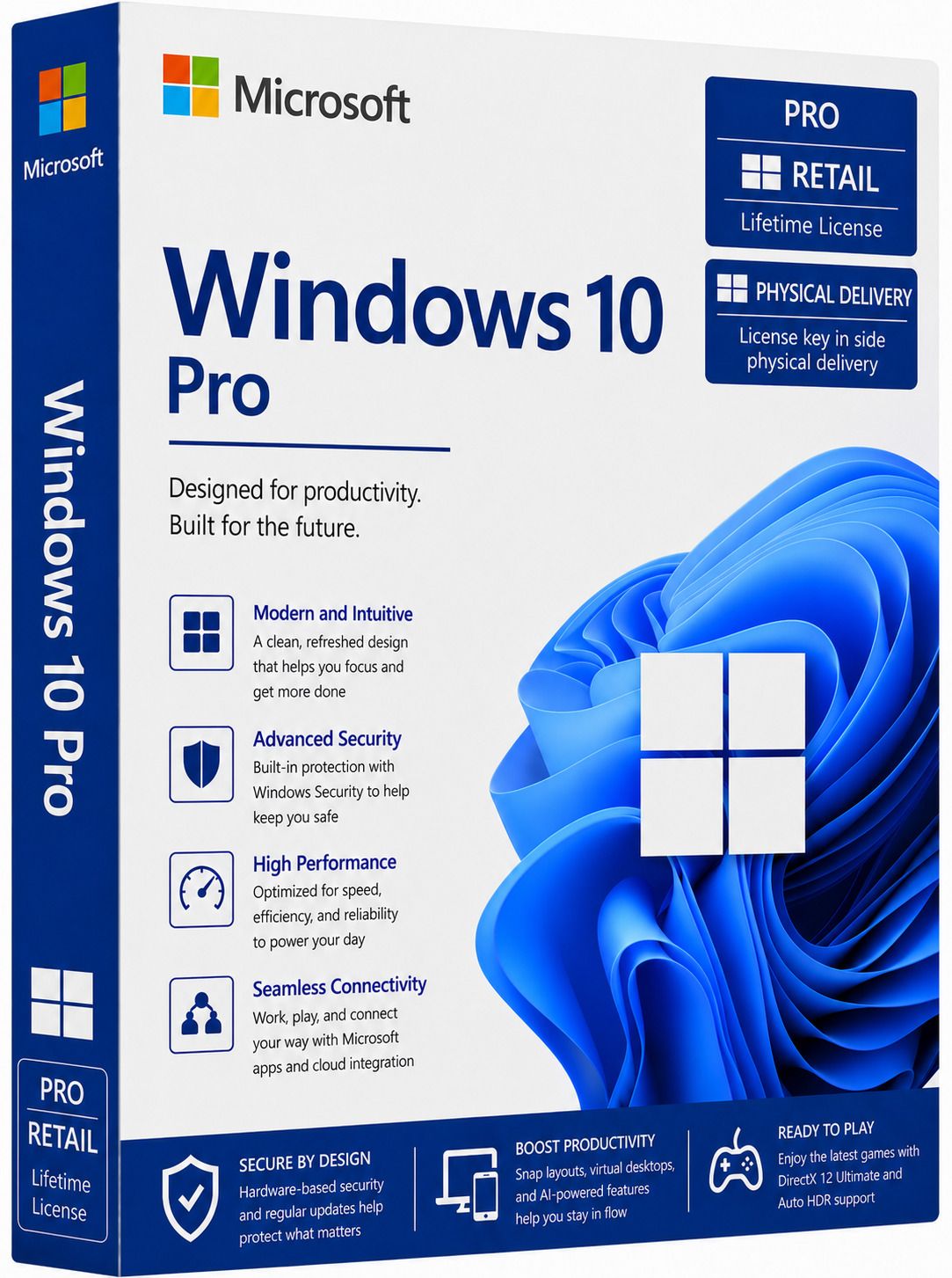 MICROSOFT Windows 10 Pro License Key card (Physical delivery) 32/64 bit (1 Pc/1 User) Unlimited Re-installation's-image-27