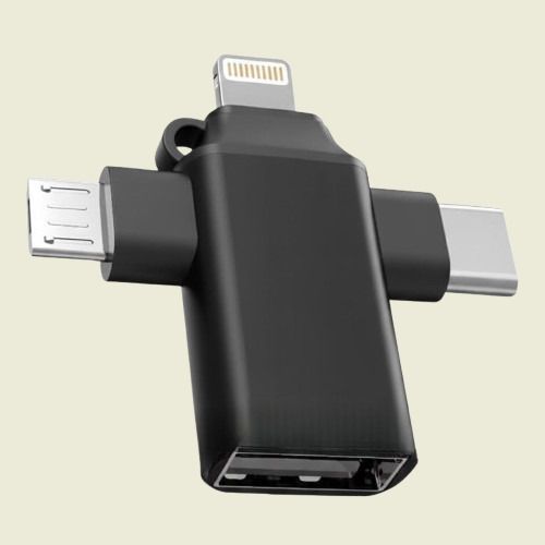 Skymac Lightning, Micro USB, USB Type C OTG Adapter-picture-12