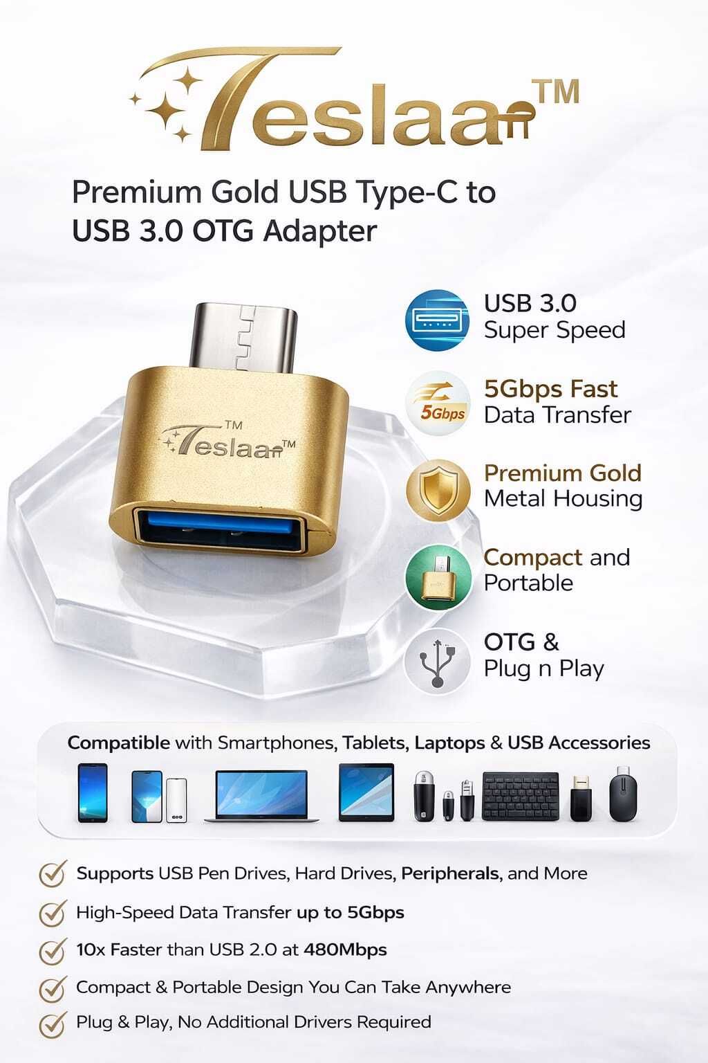 TESLAA USB Type C OTG Adapter-picture-31