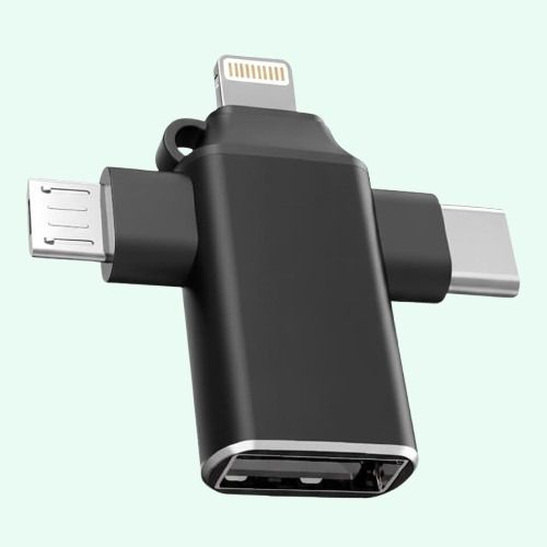 RALGUAT Micro USB, USB Type C, Lightning OTG Adapter-picture-14