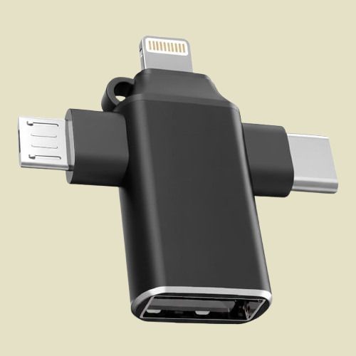 RALGUAT Micro USB, USB Type C, Lightning OTG Adapter-picture-20