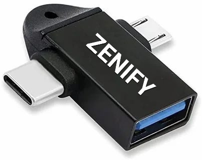 ZENIFY Micro USB, USB Type C OTG Adapter image 1
