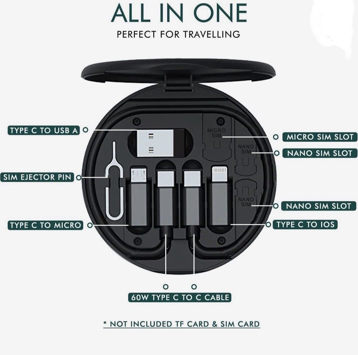 FIRSTPOINT Micro USB, Lightning, USB OTG Adapter-image-19