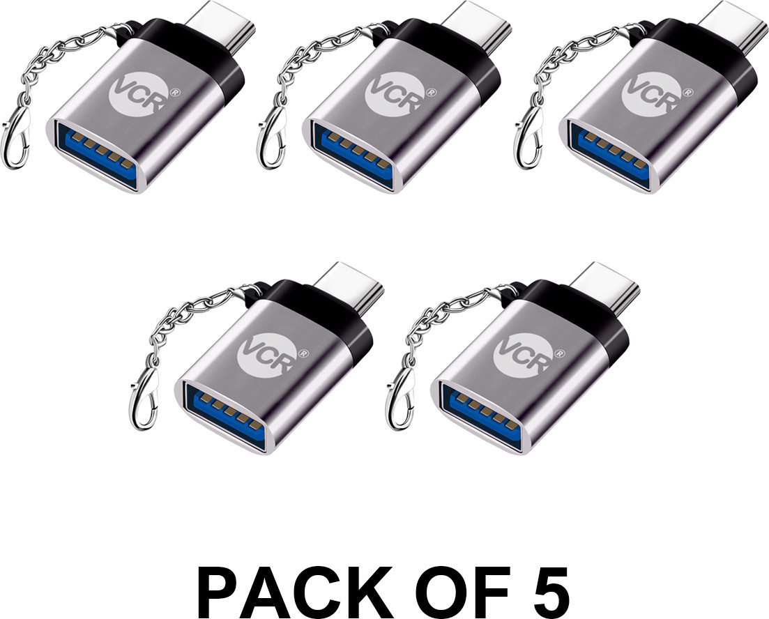 VCR Lightning, Micro USB, USB, USB Type C OTG Adapter image 1