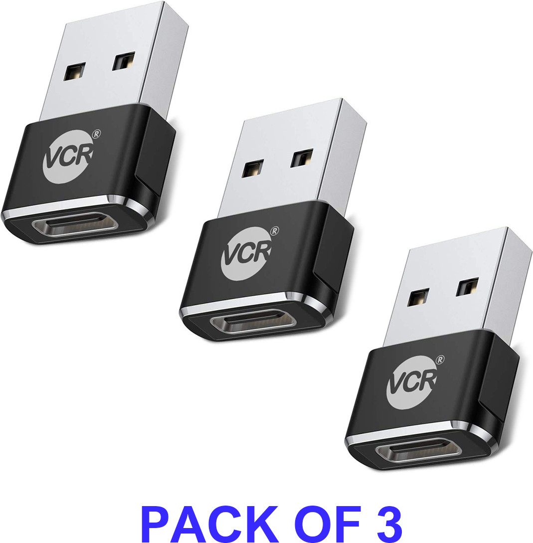 VCR Lightning, Micro USB, USB, USB Type C OTG Adapter image 1