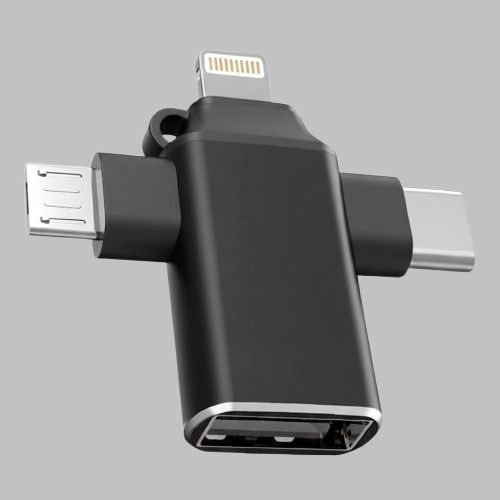 RALGUAT Micro USB, USB Type C, Lightning OTG Adapter-picture-19