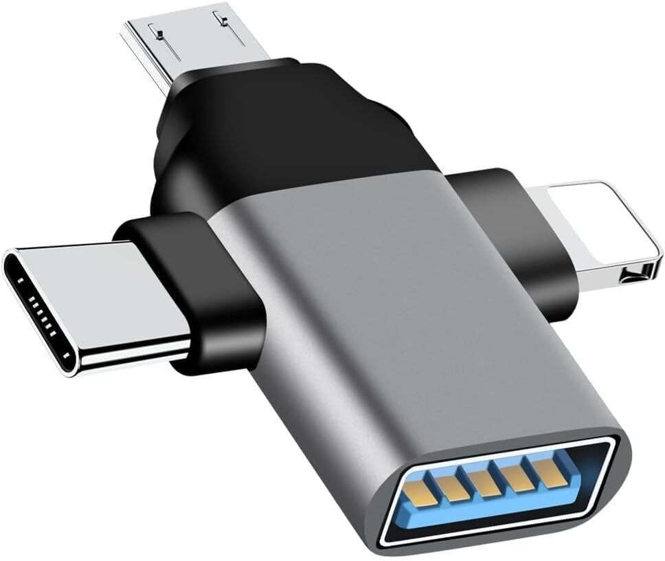 Skymac USB Type C, USB, Lightning OTG Adapter-picture-20
