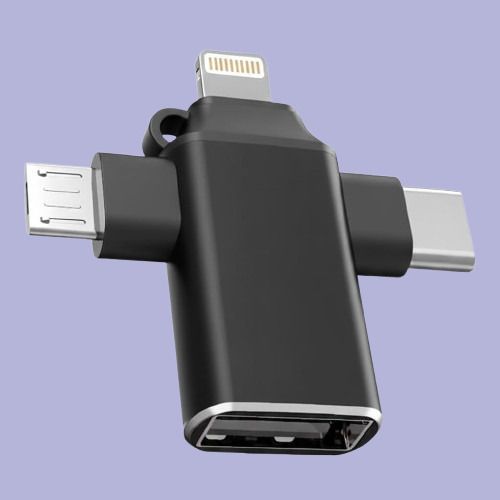 Skymac Micro USB, Lightning, USB Type C OTG Adapter-picture-21