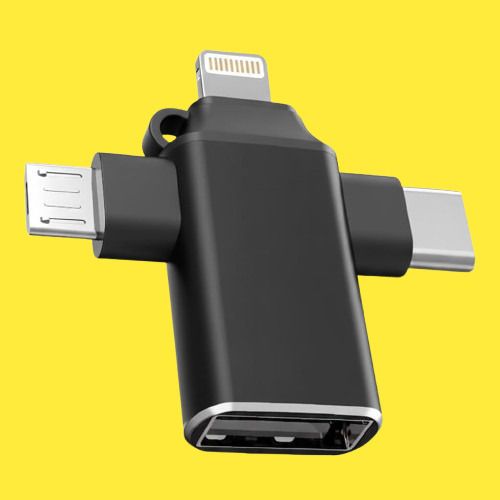 RALGUAT Micro USB, USB Type C, Lightning OTG Adapter-picture-21