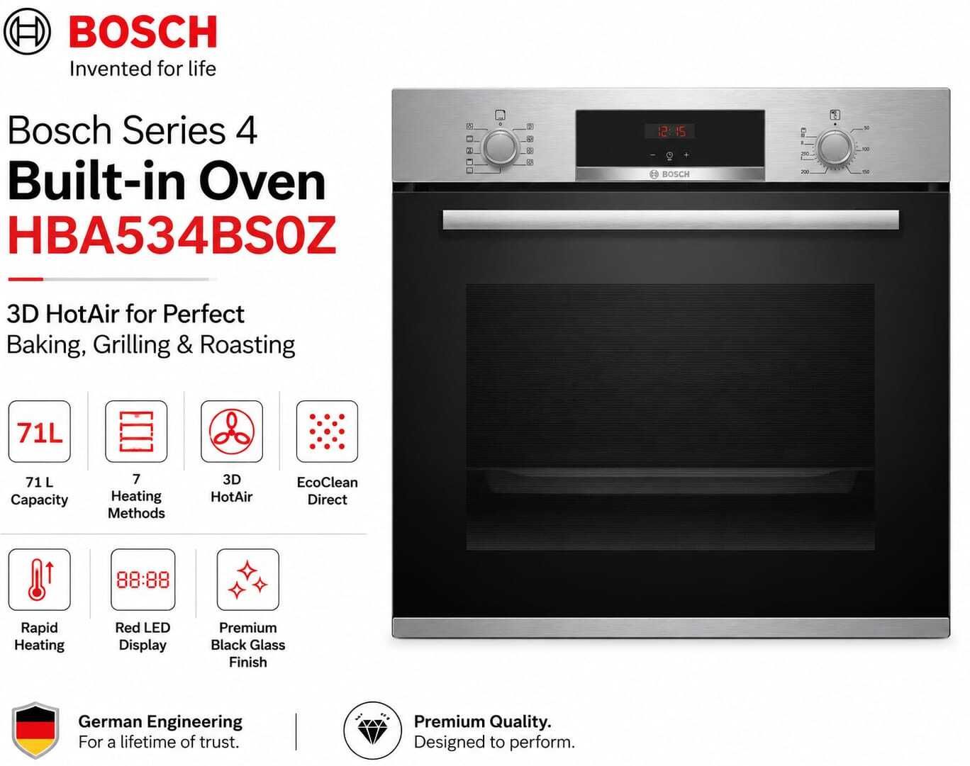 bosch 71-Litre Oven Toaster Grill OTG HBA534BS0Z, Black, Stainless Steel-picture-46