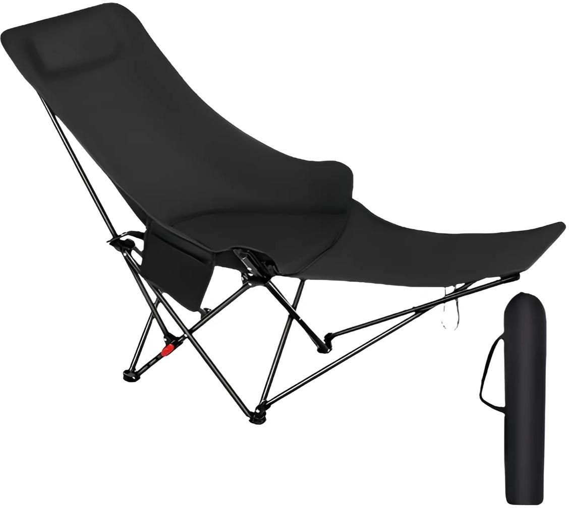 storkify Camping Chair with Footrest | Foldable Portable Camping Chair for Outdoor Cam-picture-29