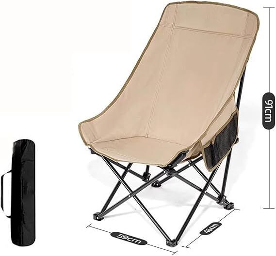 Portable Folding Chair with Arm Rest Cup Holder and Carrying Foldable Steel Foldable Steel, Polyester Inversion Chair-image-31