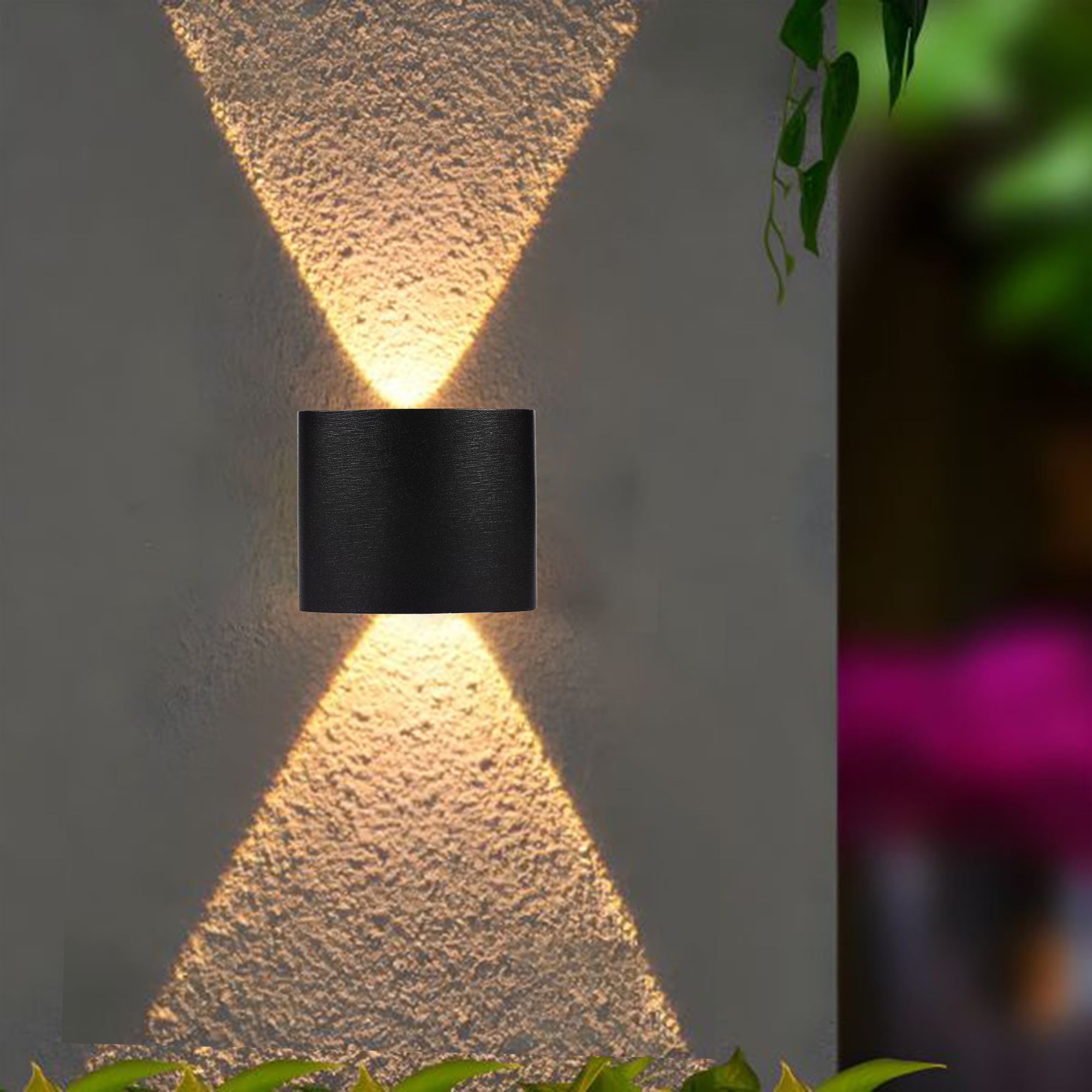 LED Outdoor Waterproof IP65 Exterior interior Wall Step Up Down Light Fixture Lamp Post Light Outdoor Lamp