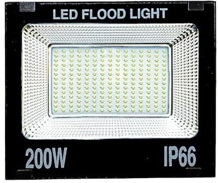 200 Watt Ultra Thin Slim Ip66 LED Flood Outdoor Light Cool White Waterproof (Pack of 1) Flood Light Outdoor Lamp