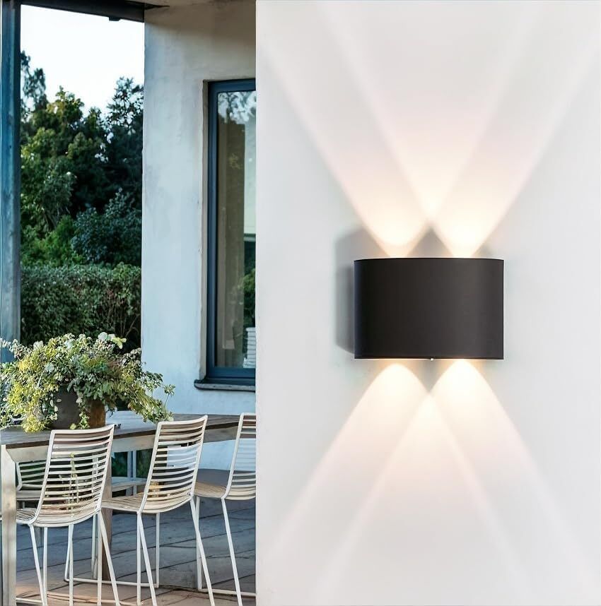 LED Outdoor Waterproof IP65 Exterior interior Wall Step Up Down Light Fixture Lamp Post Light Outdoor Lamp-image-24