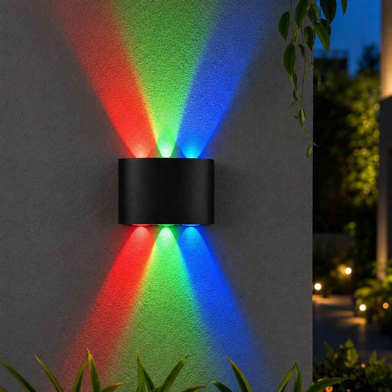 LED Outdoor Waterproof Exterior interior Wall Step Up Down Multicolour Light Lamp Post Light Outdoor Lamp-image-2