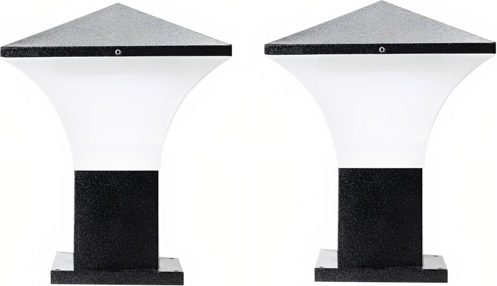 Modern Exterior Lighting for Home Entrance, Garden & Gate Pillar (Bulbnot Incl.) (Pack of 2) Gate Light Outdoor Lamp-image-38