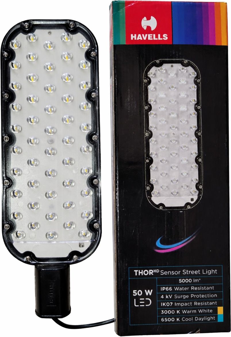 Havells 50w Sensor Street Light| Thor|Outdoor Street Light with Waterproof and IP-66 Protection, 6500K| Street Light Outdoor Lamp-image-27