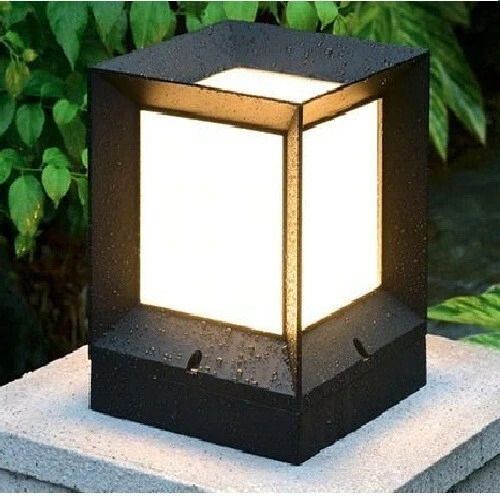 guize reezo Copper Antique Outdoor Modern Home Waterproof Gate Light/Pillar Light for Main Gate (Bulb Not Included)(Pack of 2) Gate Light Outdoor Lamp-picture-10