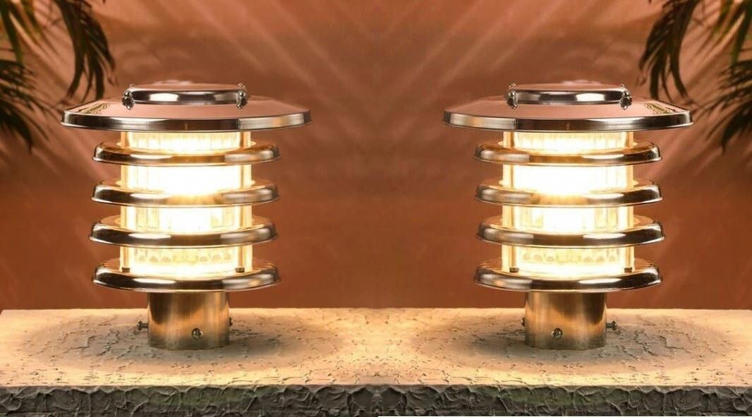 KIN- MAGIC Modern Shape Gate Light/Outdoor Light/Pillar Light for Outdoor Home, Pack of 2-1 Gate Light Outdoor Lamp-image-32