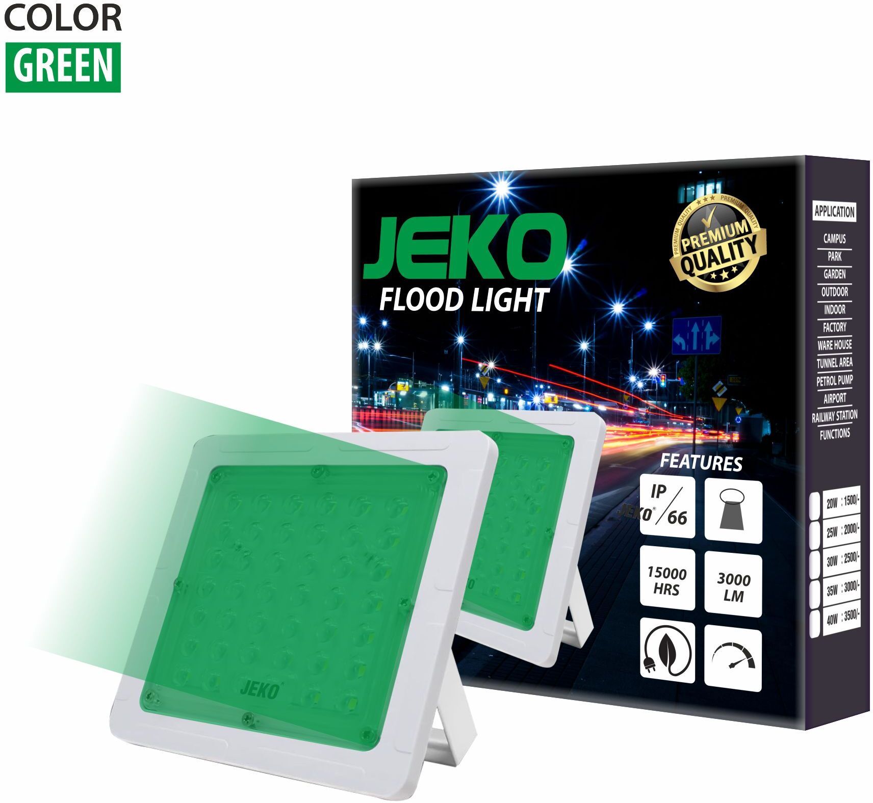 35W LED Flood Light | Waterproof IP66 Outdoor Lamp | Ultra-Bright Energy-Saving Security Light for Garden, Wall, and Driveway Street Light Outdoor Lamp-image-15