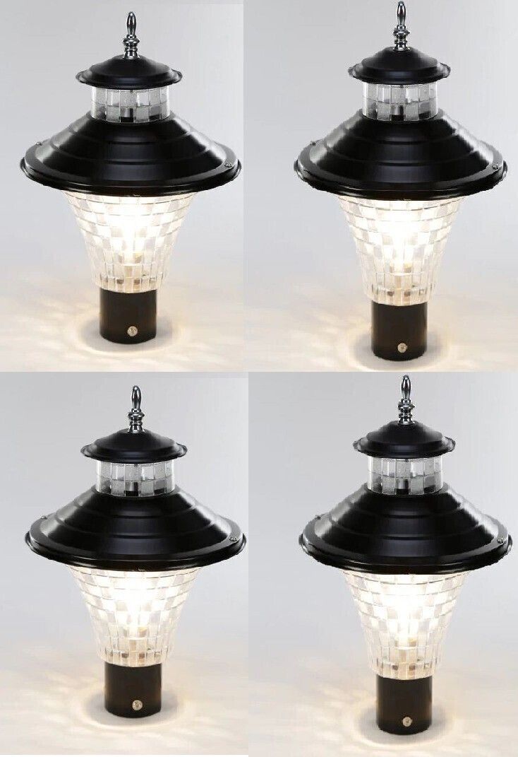 gate_black_jalwa_4p gate light outdoor lamp