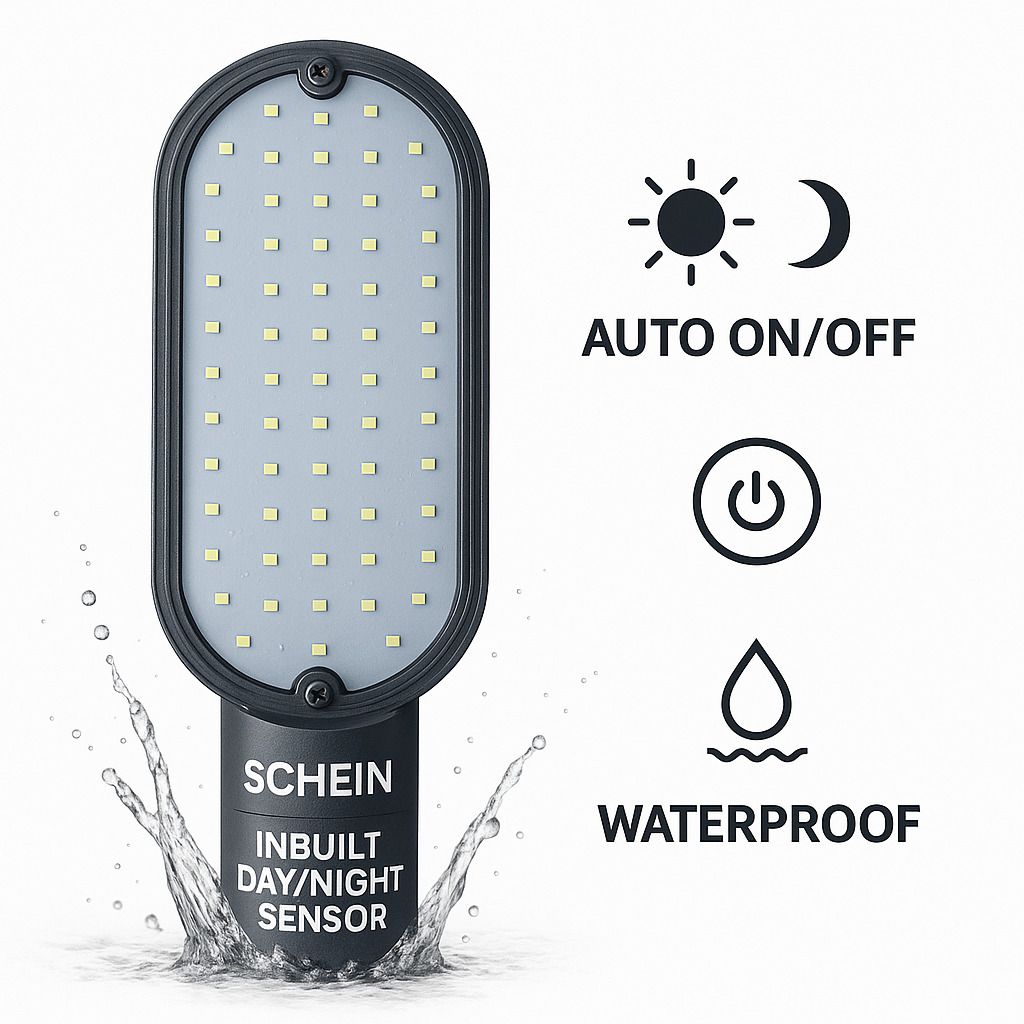24W LED Street Light with Automatic Day/Night Sensor | BIS Approved (R-97001929) | Energy-Efficient Outdoor Waterproof Lamp | Cool Day White 6500K | Pack of 1 | Ideal for Streets, Gardens, Pathways & Parking Areas Street Light Outdoor Lamp-image-37