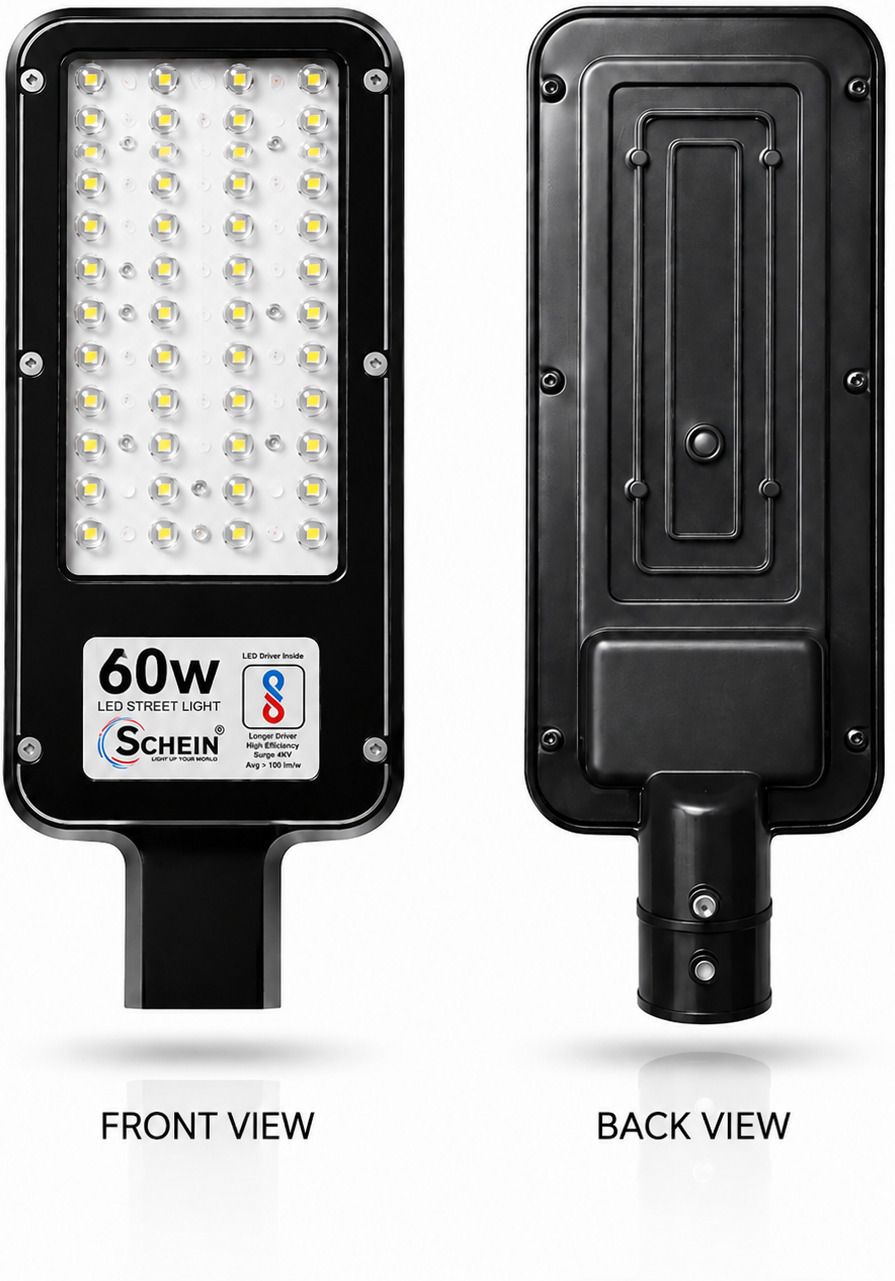 schein 60 Watt LED Street Light Outdoor Pack of 1 | Bright LEDs | IP65 Waterproof | Without Sensor | Non-Solar Corded Electric | Energy Efficient | Plastic Body | Lightweight Design | S1W7A4 Street Light Outdoor Lamp-picture-28
