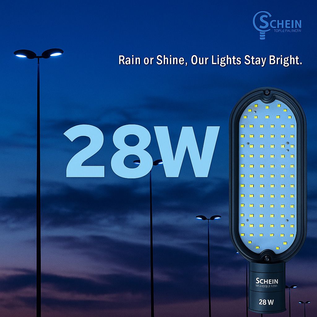 28W BIS Approved R-97001945 & ISO Certified LED Street Light | High Brightness White Light | IP66 Waterproof & Dustproof | Durable Polycarbonate Body | Energy Efficient Outdoor Lighting Solution for Streets, Roads, Gardens, Parking Areas, Residential & Commercial Spaces | Pack of 1 Street Light Outdoor Lamp-image-40