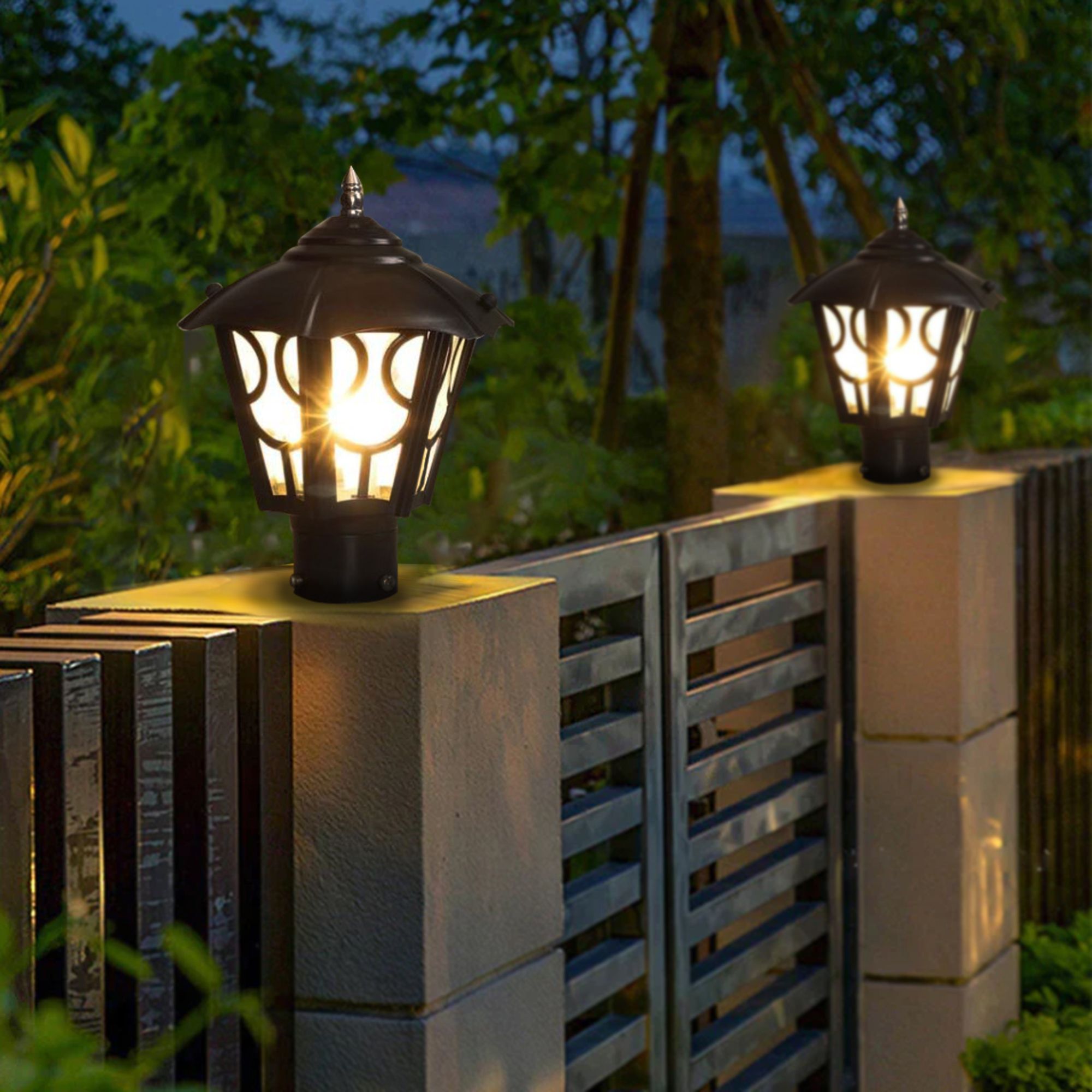 kinis KIN-UMBRELLAA G/L, PACK OF 2 Gate Light Outdoor Lamp-picture-40