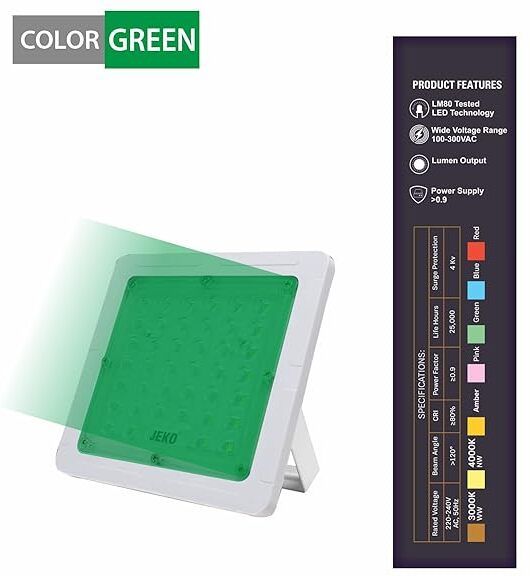 jeko Outdoor Wide Beam | 25W LED Flood Light | Waterproof IP66 | for Garage, Shop, Garden & Security | Pack of 1 Street Light Outdoor Lamp-picture-15