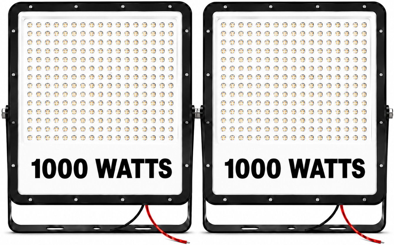 mg gold 1000W LED Flood Light Pack of 2 | Outdoor Waterproof LED Flood Light | High Brightness White LED Focus Light for Garden, Parking, Warehouse, Factory, Farmhouse & Security Lighting Flood Light Outdoor Lamp-picture-18