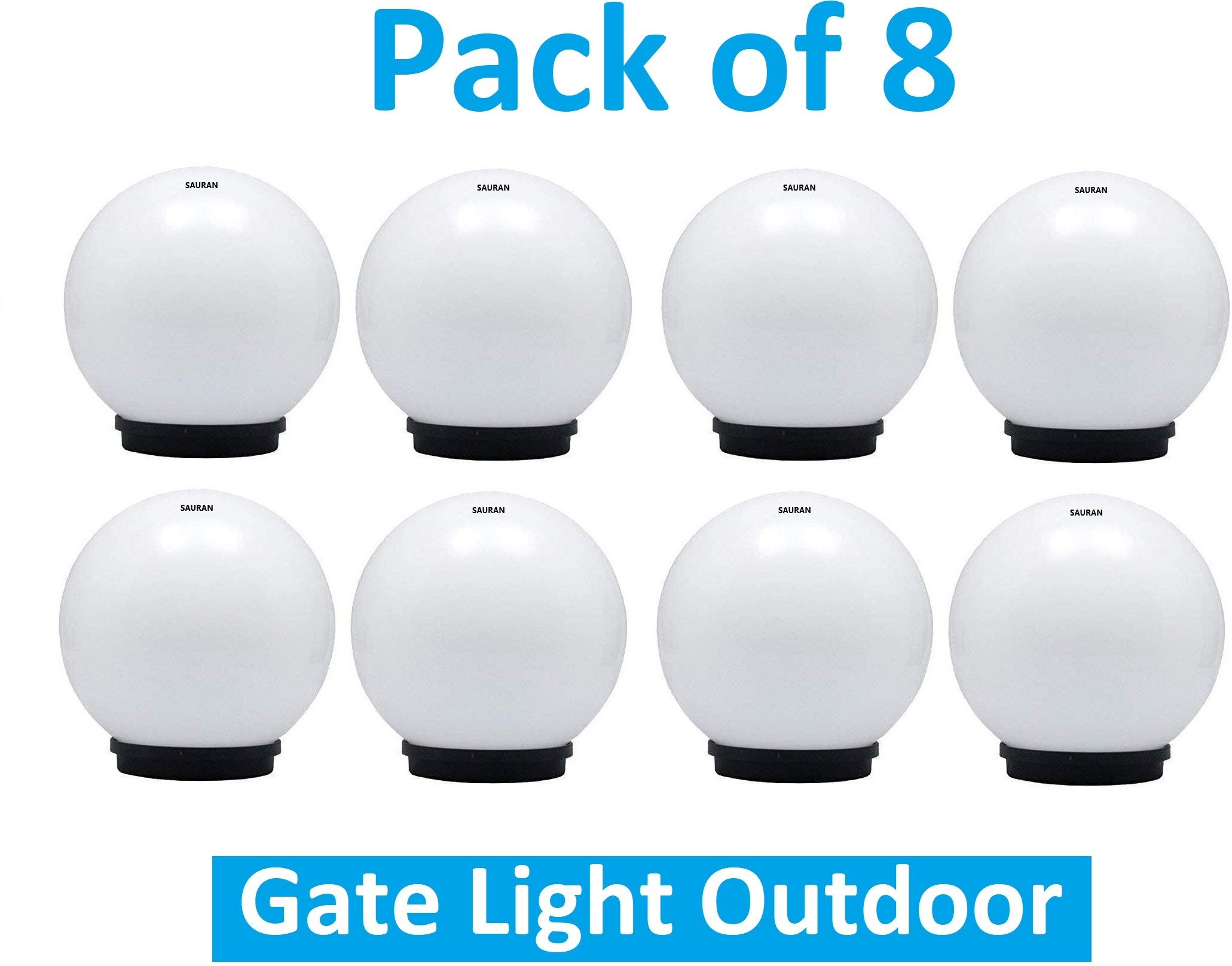 sauran Pack of 8 Polycarbonate Outdoor Main Gate Light DL06 OMG19.4 Gate Light Outdoor Lamp-picture-28