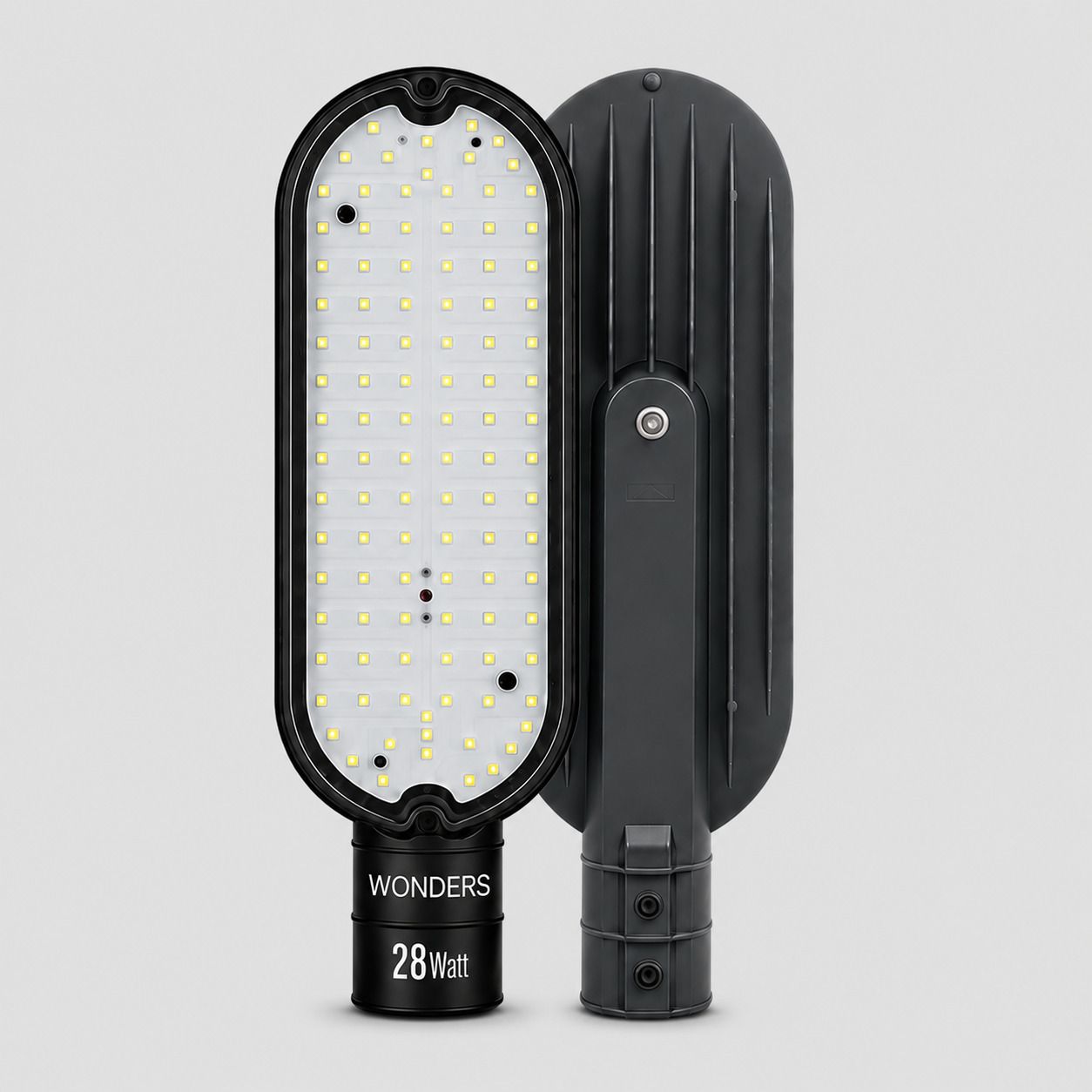 wonders 28W LED Street Light Without Sensor Pack of 1 | Energy Efficient Outdoor Street Lamp | 2.5kV Surge Protection| IP65 Waterproof | Bright White Light | Non-Solar Corded Electric | Durable Plastic Body | S1W9 Street Light Outdoor Lamp-picture-18