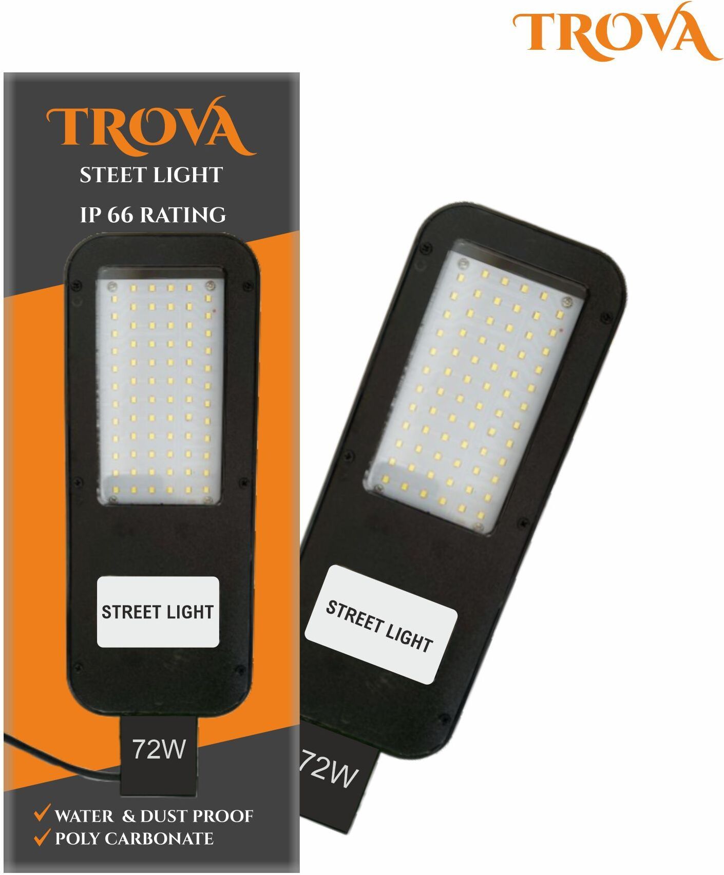 72W LED Street Light – High Lumen, Waterproof IP65 Outdoor Lighting for Streets, Parking Lots & Industrial Areas Street Light Outdoor Lamp-image-25