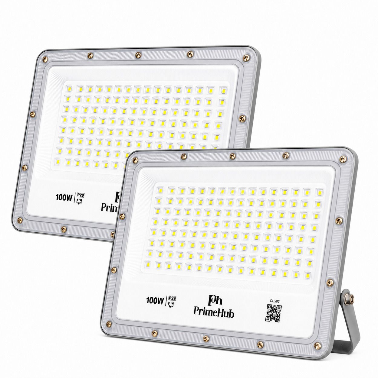100W LED Flood Light Pack of 2 | Waterproof IP66 Outdoor Flood Light | Cool White | High Brightness LED Security Light for Home, Garden, Parking, Factory & Outdoor Use Flood Light Outdoor Lamp-image-34