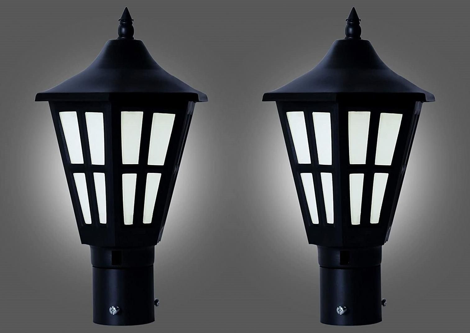 KIN- HURRICANE Modern Shape Gate Light/Outdoor Light/Pillar Light for Outdoor Home, PACK OF 2-6 Gate Light Outdoor Lamp-image-13
