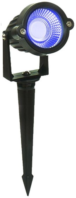 LED Outdoor Garden Spot and Spike 5W IP65, Warm White 3000K, with 1 Year Warranty, Aluminium Body (5Watt) - Set of 1 | Garden Lights | | 5w BLUE Light | Post Light Outdoor Lamp-image-47