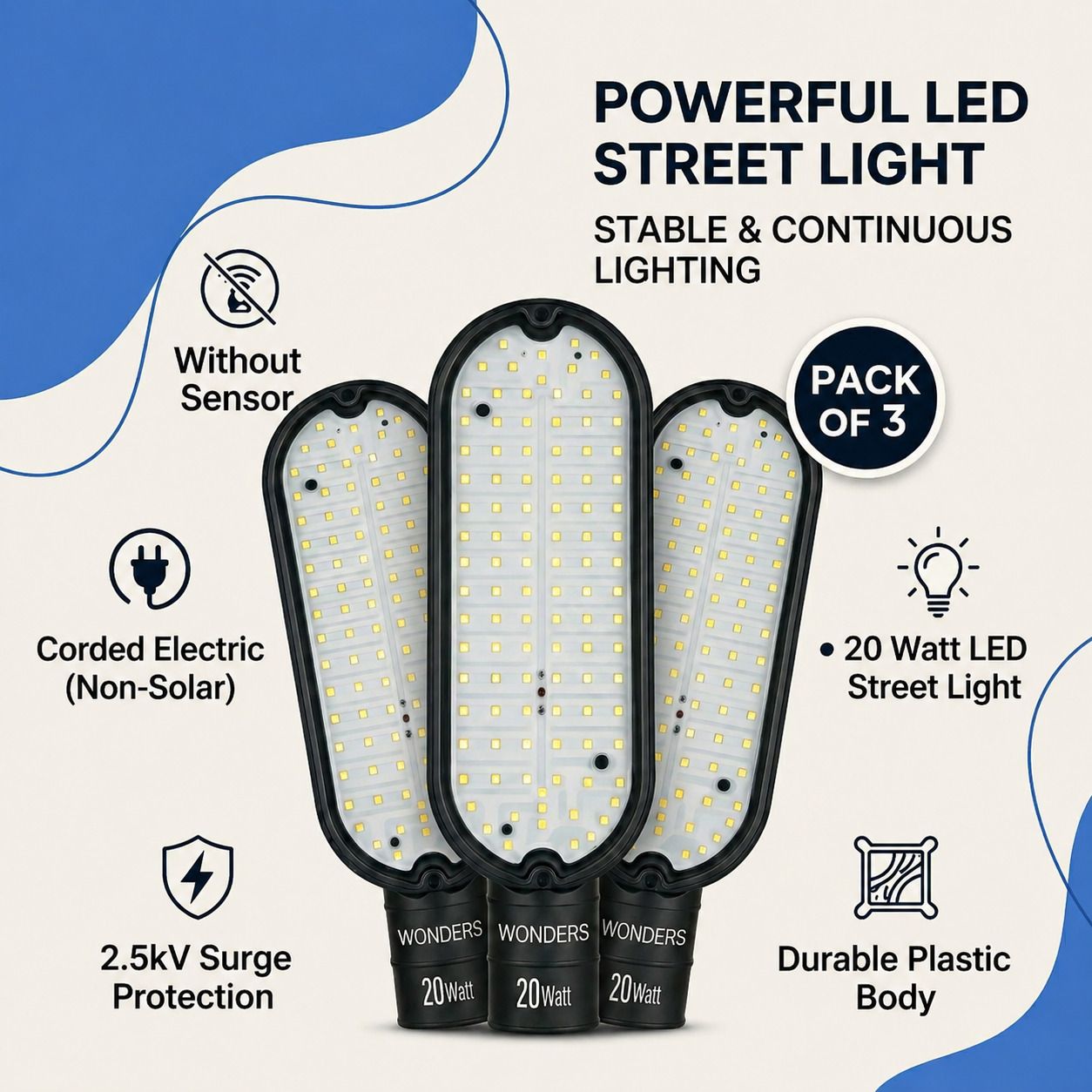 wonders 20 W Basic Standard 2 Pin LED Bulb-picture-46