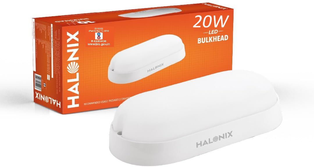 20W Ovate Waterproof Outdoor light bulkhead Pack 2 Post Light Outdoor Lamp