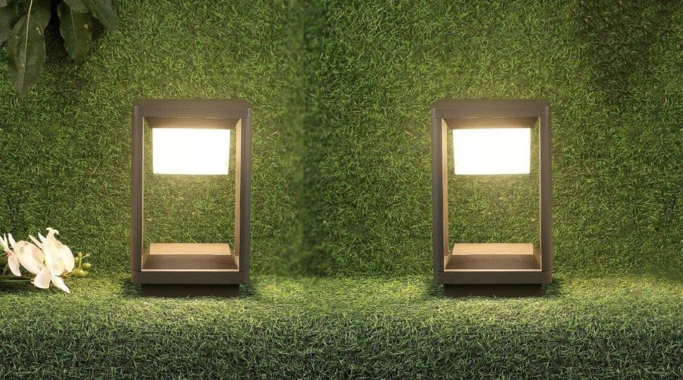 0002 Warm White Led 12W (PACK OF 2) Gate Light Outdoor Lamp-image-18