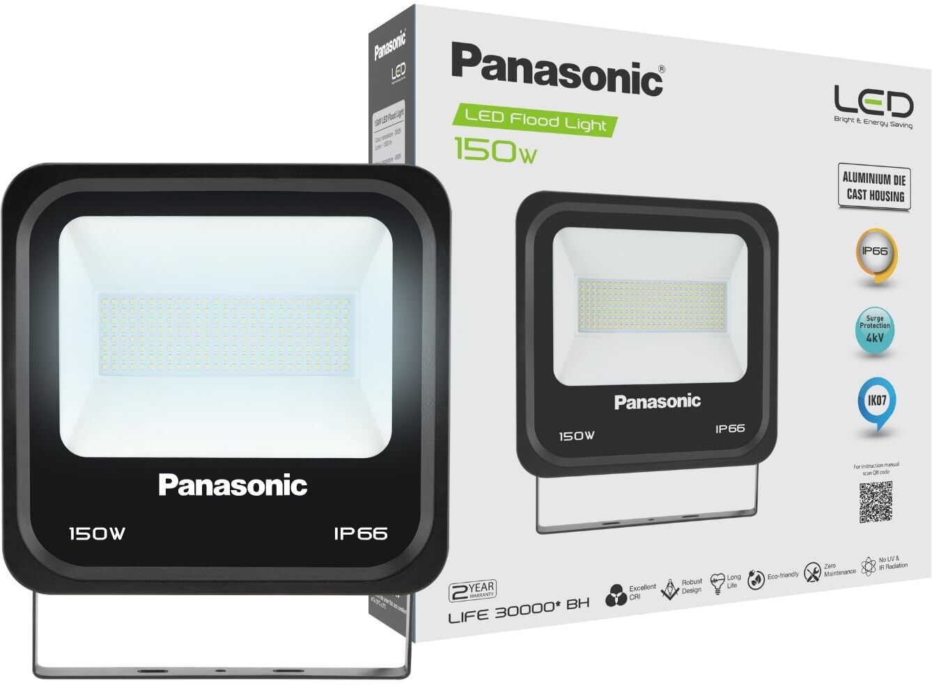 panasonic 150 Watt Outdoor Waterproof Flood Light, Cool White PFLM24FG7 Flood Light Outdoor Lamp-picture-49