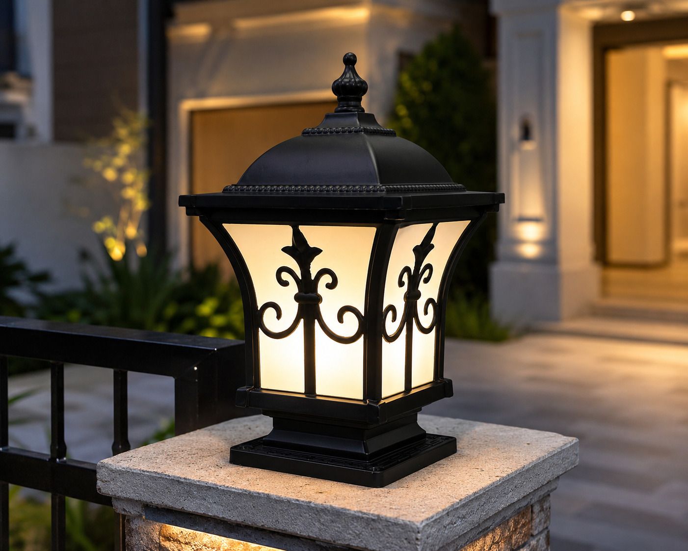 the ujalavista 1 P TRISHOOL GATE LAMP FOR OUTDOOR Post Light Outdoor Lamp-picture-19